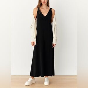 Brand new with tags! DKNY Black Maxi Linen Dress